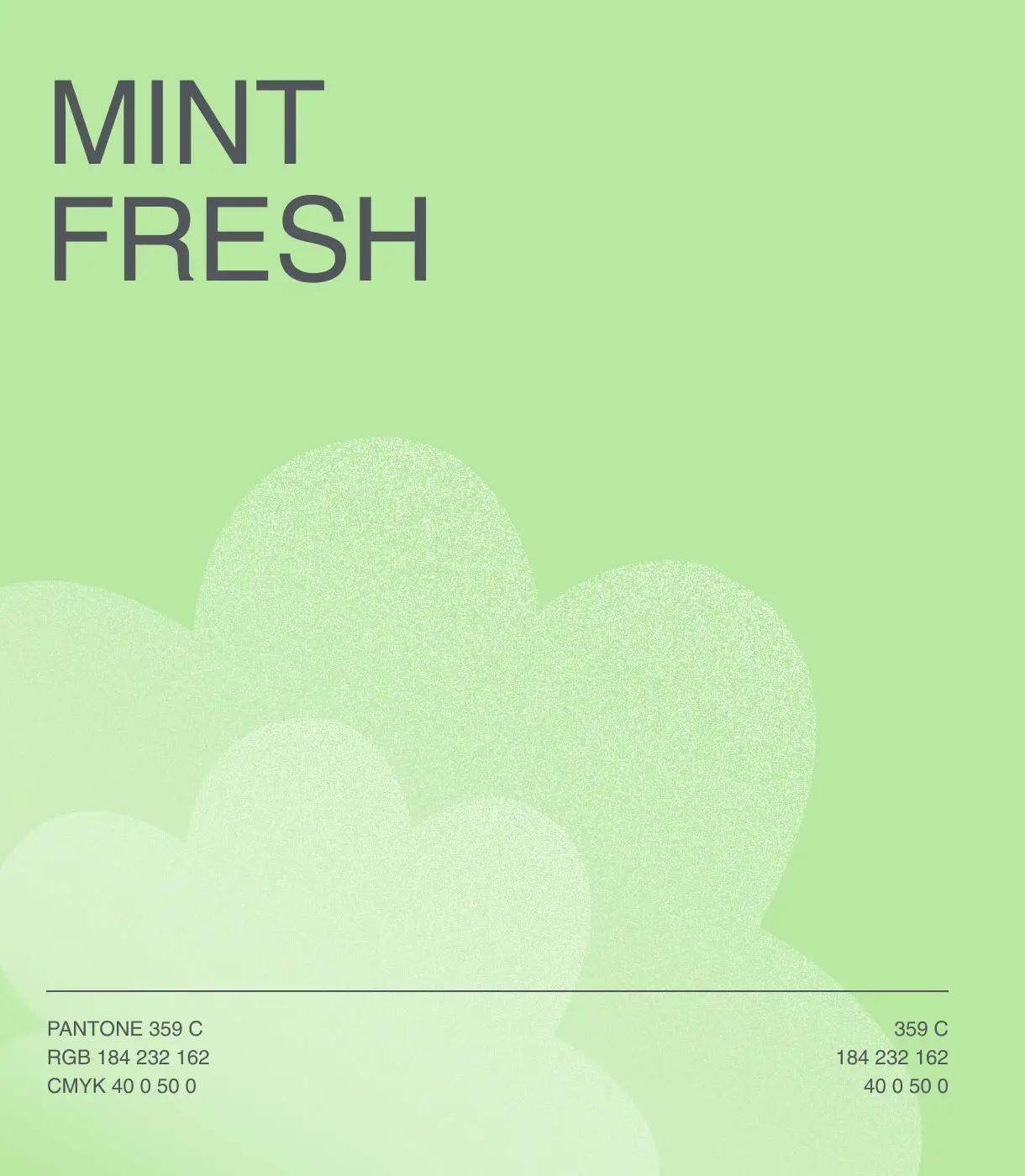 Фирменный цвет бренда: мятный оттенок Mint Fresh